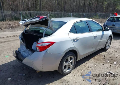 2016 Toyota Corolla Le из США, поврежденный, VIN 2T1BURHE9GC532798